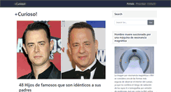 Desktop Screenshot of mascurioso.com